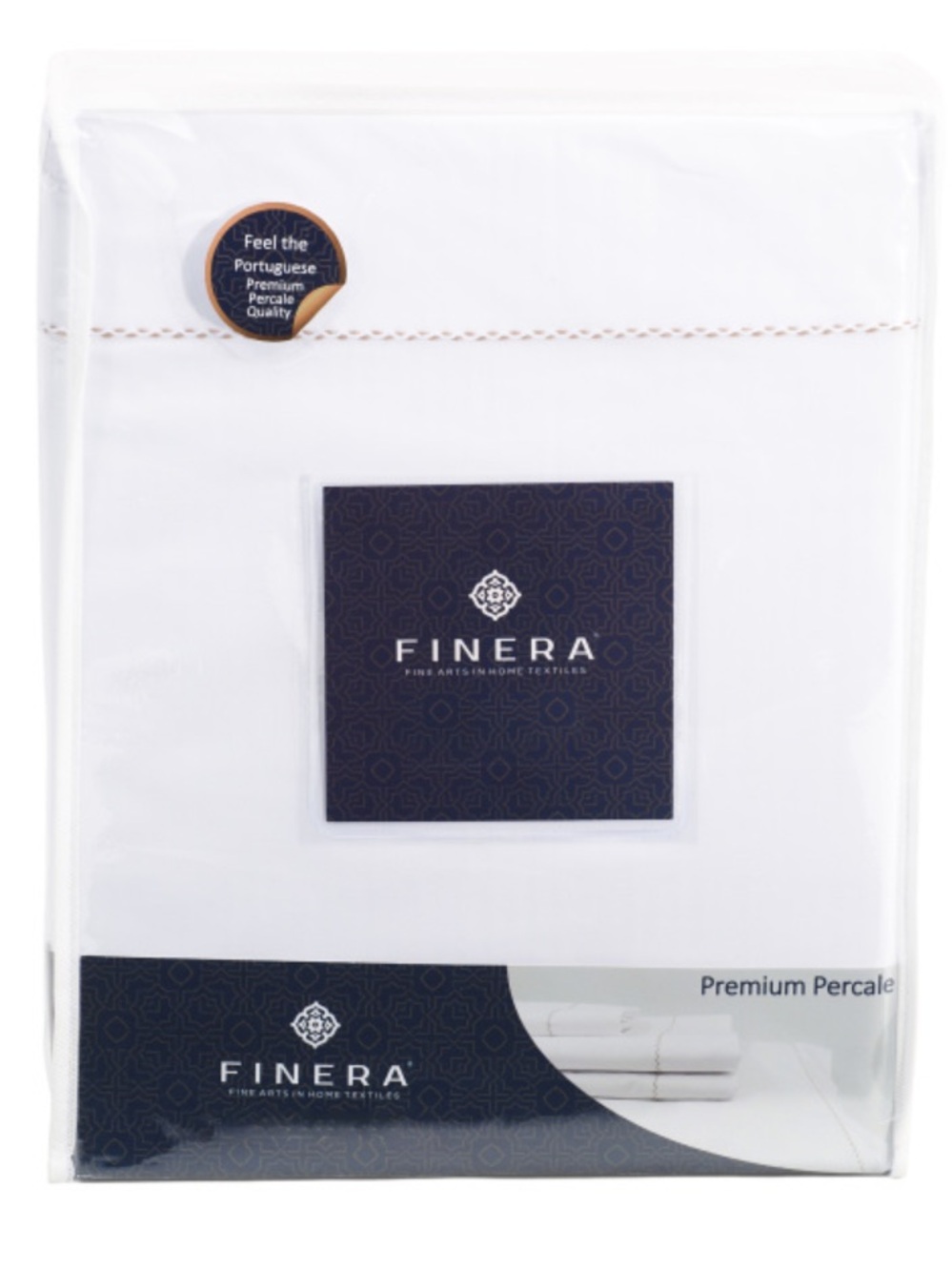 Finera White Premium Percale Sheet Set